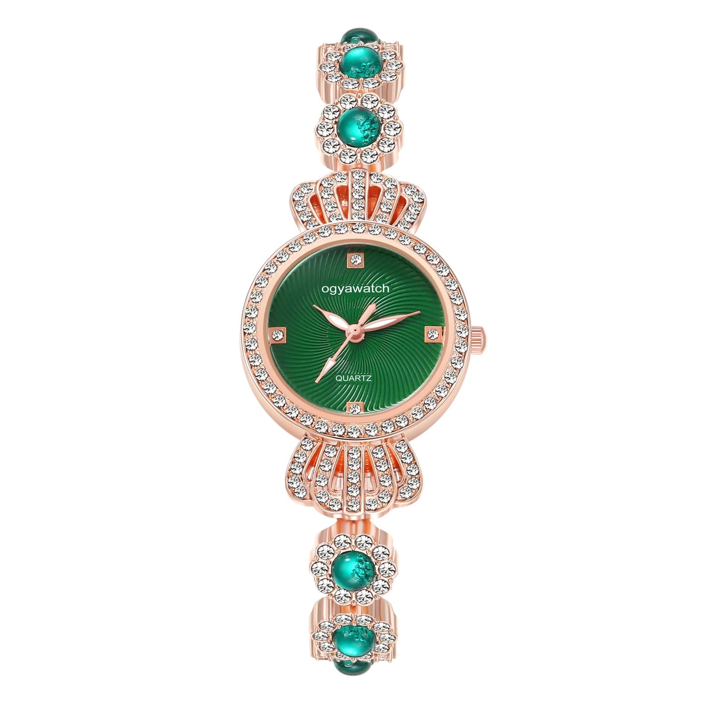 Elegant Women Luxury Rhinestone Crown Ladies Quartz Watch Exquisite Fashion Analog Bracelet Wrist Watch Clock Relogio Feminino