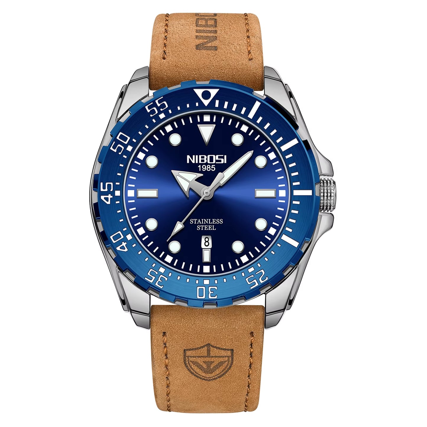 Top Brand NIBOSI Men'S Watches Luxury Sports Watch Waterproof Luminous Chronograph Watches for Men Auto Clock Relogio Masculino