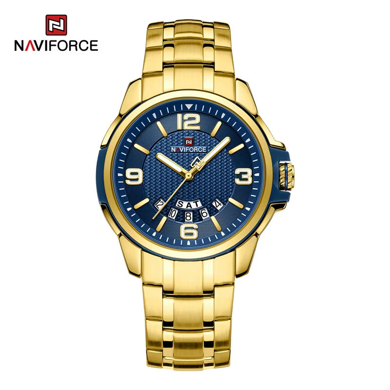 Brand Casual Men'S Quartz Watch Stainless Steel Belt Business Wristwatches Waterproof Luminous Clock Relogio