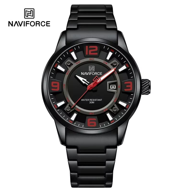Brand Fashion Men Watch Waterproof Luxury Luminous Male Calendar Quartz Wristwatch Relogio Masculino 2024 New Arrival