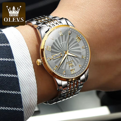 Men Mechanical Watch Top Brand Luxury Automatic Watch Sport Stainless Steel Waterproof Watch Men Relogio Masculino