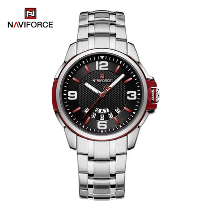 Brand Casual Men'S Quartz Watch Stainless Steel Belt Business Wristwatches Waterproof Luminous Clock Relogio