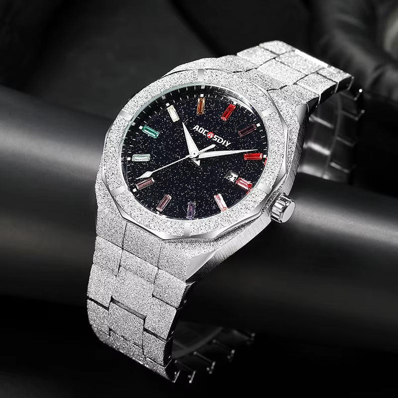 Luxury Business Men Watches Quartz Wristwatches Auto Date Male Clock with Luminous Hands Relogio Masculino