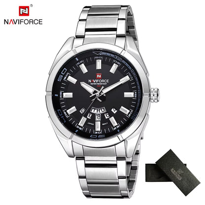 Brand Men Watches Business Quartz Watch Men'S Stainless Steel Band 30M Waterproof Date Wristwatches Relogio Masculino