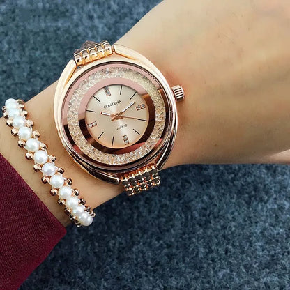 Top Brand  Luxury Watch Women Watches Rose Gold Women'S Watches Bracelet Ladies Watch Clock Montre Femme Relogio Feminino