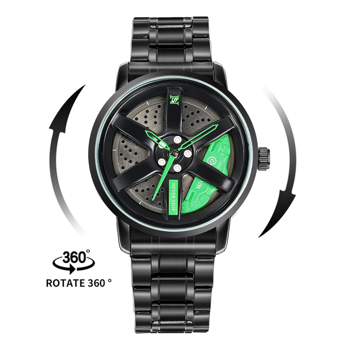2025 3D Super Car Wheel Men Watches Quartz Waterproof Sport Rim Hub Wheel Wristwatch Car Quartz Men'S Watches Relogio Masculino