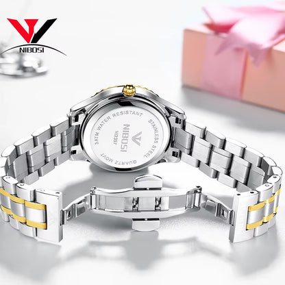Women Watches Top Brand Luxury Gold Ladies Watch Stainless Steel Band Classic Bracelet Female Clock Relogio Feminino