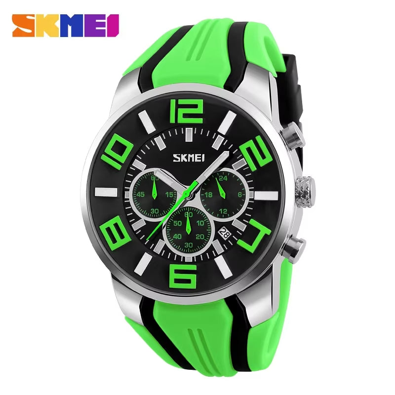 9128 Waterproof Sport Watch Relogio Masculino Quartz Watches Men Fashion Casual Wristwatches