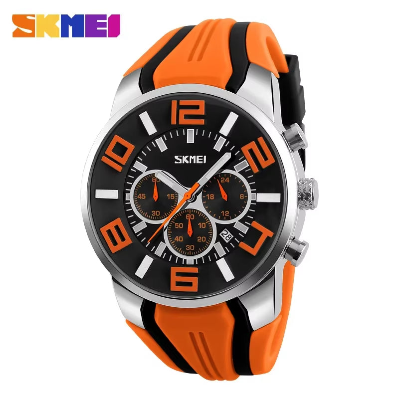 9128 Waterproof Sport Watch Relogio Masculino Quartz Watches Men Fashion Casual Wristwatches