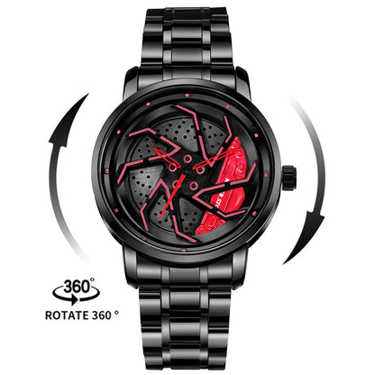 2025 New Sport Car Wheel Rim Hub Men Watches Custom Design Top Brand Luxury Rim Hub Watch Stainless Waterproof Relogio Masculino