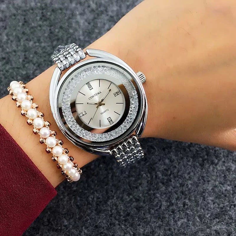 Top Brand  Luxury Watch Women Watches Rose Gold Women'S Watches Bracelet Ladies Watch Clock Montre Femme Relogio Feminino