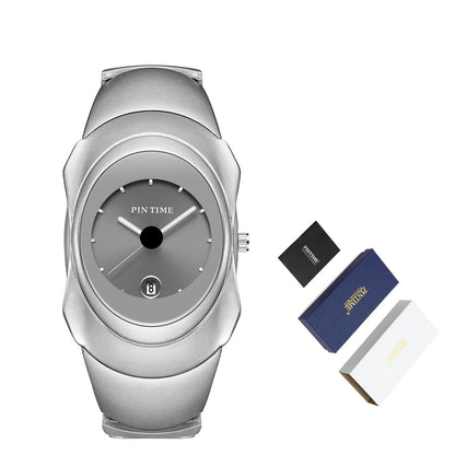 Men Fashion Watch Unique Time Bomb Dress Vintage Analog Quartz Wristwatch Luminous Hand Waterproof Auto Date Clock Relogio Gifts