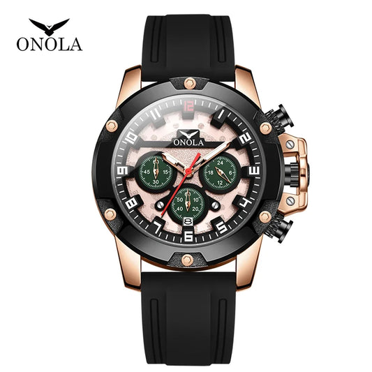 Fashion Men'S Watch Brand  Luxury Multifunctional Luminous Quartz Sports Watch Men'S Waterproof Relogio Masculino