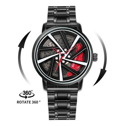 2025 New Sport Car Wheel Rim Hub Men Watches Custom Design Top Brand Luxury Rim Hub Watch Stainless Waterproof Relogio Masculino