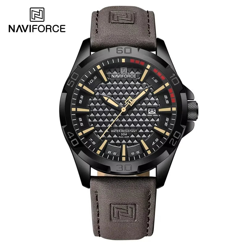 Brand Men Fashion Quartz Watches Male Leather Strap Sport Waterproof Wristwatches Calendarclock Relogio Masculino