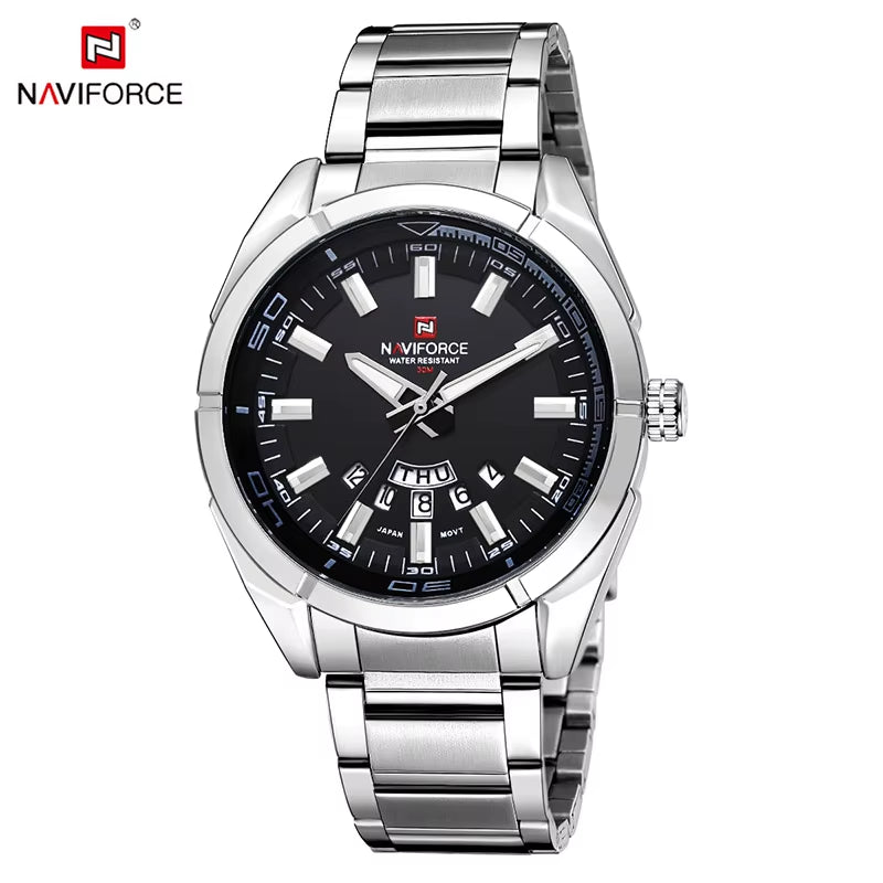 Brand Men Watches Business Quartz Watch Men'S Stainless Steel Band 30M Waterproof Date Wristwatches Relogio Masculino