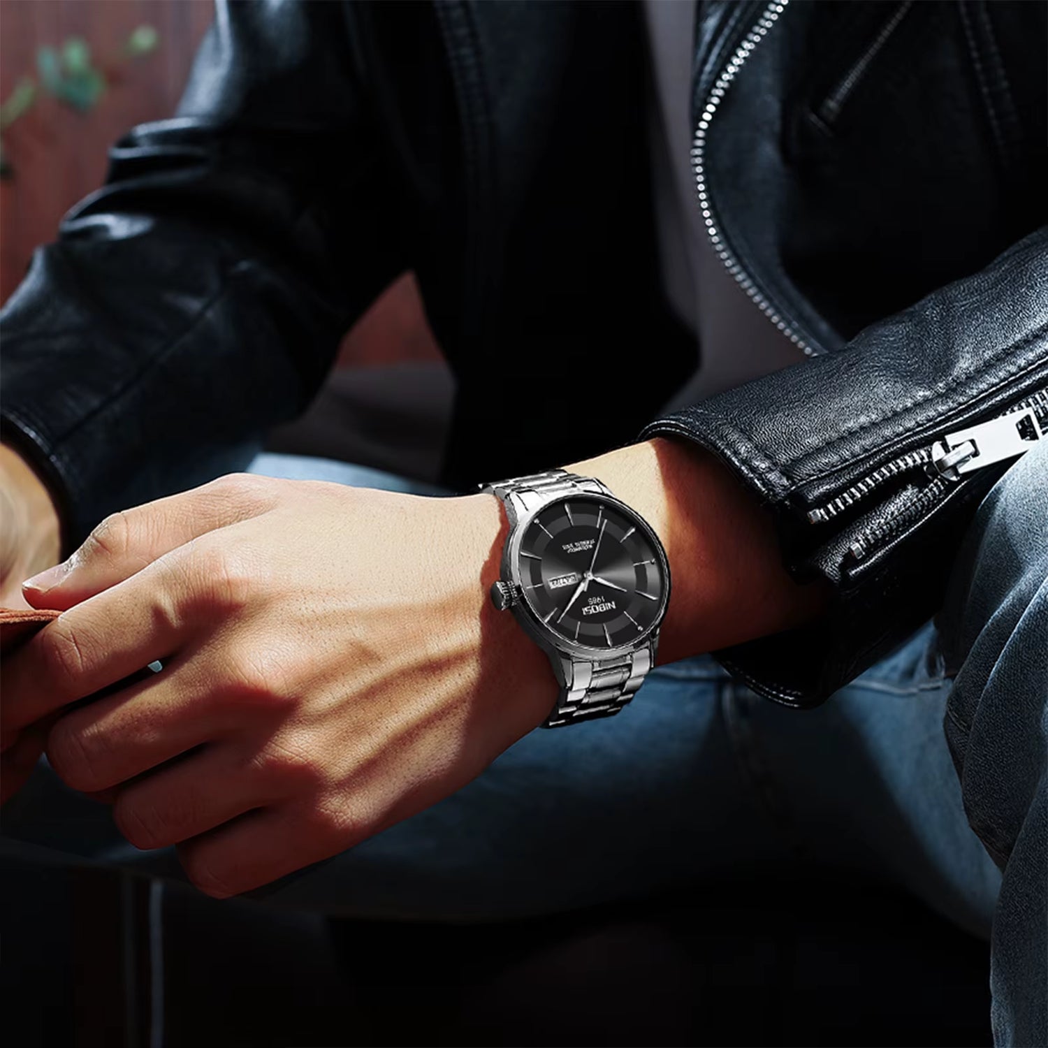 Luxury Quartz Watch for Men Waterproof Luminous Week Date Men Watch Stainless Steel Sports Men'S Watches Reloj Hombre