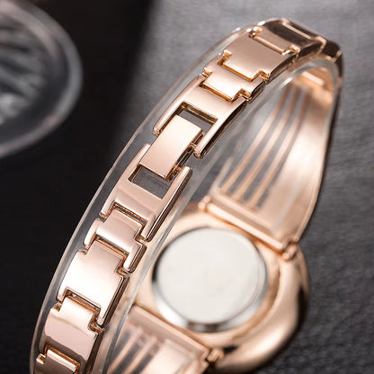 Rose Gold Women Watch 2019 Top Brand Luxury Bracelet Ladies Wrist Watch Simple Women'S Watches Female Clock Relogio Feminino