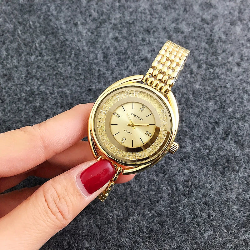 Top Brand  Luxury Watch Women Watches Rose Gold Women'S Watches Bracelet Ladies Watch Clock Montre Femme Relogio Feminino
