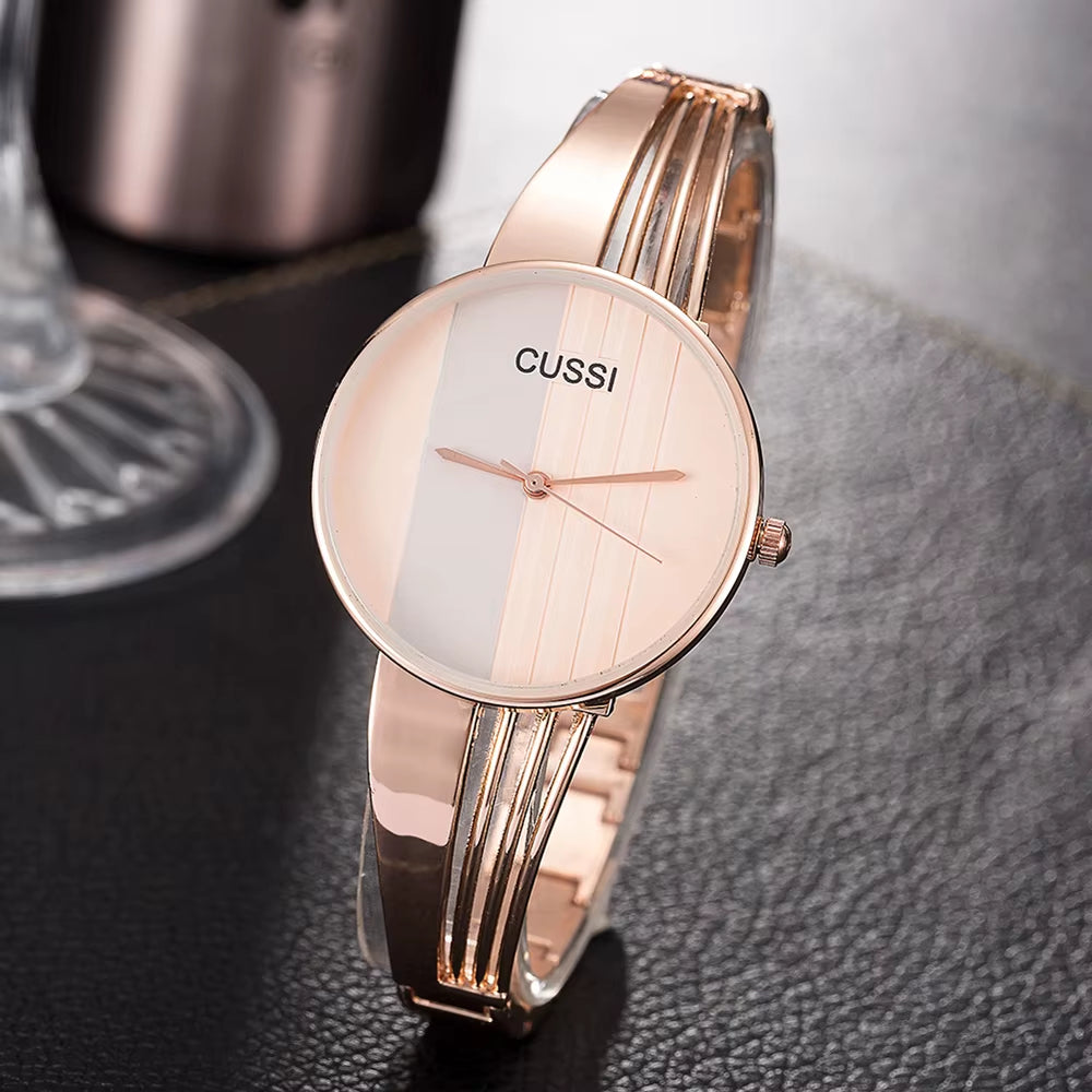 Rose Gold Women Watch 2019 Top Brand Luxury Bracelet Ladies Wrist Watch Simple Women'S Watches Female Clock Relogio Feminino
