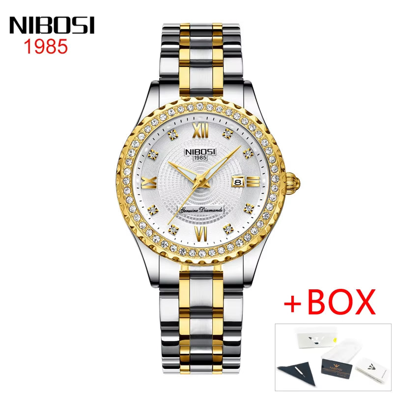Women Watches Top Brand Luxury Gold Ladies Watch Stainless Steel Band Classic Bracelet Female Clock Relogio Feminino