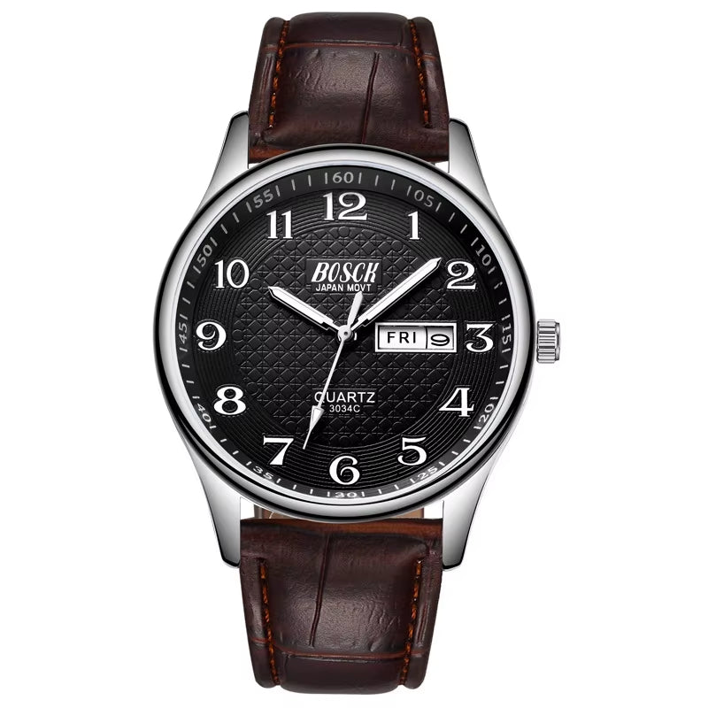 Men'S Watch Luxury Full Steel Watches Fashion Quartz Wristwatch Waterproof Date Male Clock Relogio Masculino Relojes Para Hombre