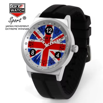 GT Watch Men Italy Flag F1 Sport Watch Mens Watches Top Brand Luxury Men'S Watch Clock Reloj Hombre Erkek Kol Saati Relogio