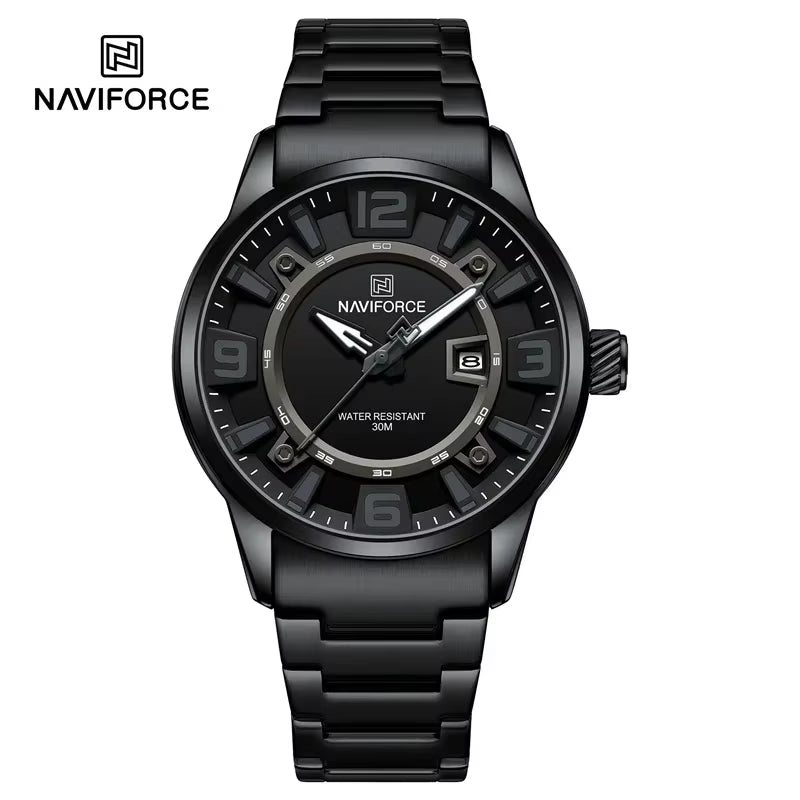 Brand Fashion Men Watch Waterproof Luxury Luminous Male Calendar Quartz Wristwatch Relogio Masculino 2024 New Arrival