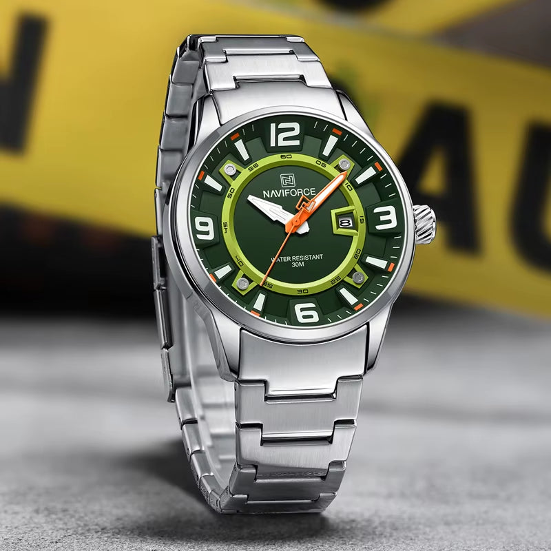 Brand Fashion Men Watch Waterproof Luxury Luminous Male Calendar Quartz Wristwatch Relogio Masculino 2024 New Arrival