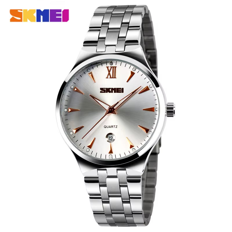 Quartz Watch Men Watches Luxury Brand Sport Full Steel Casual Business Wrist Watch Clock Male Waterproof Relogio Masculino