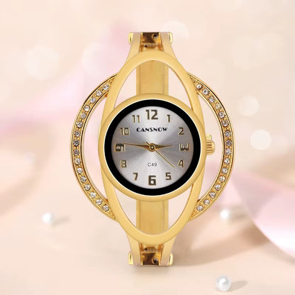 Femme Luxury Steel Women Bracelet Watch Montre Band Quartz Wristwatch Female Clock Relogio Feminino Hand Bangle Saati Gift Lady