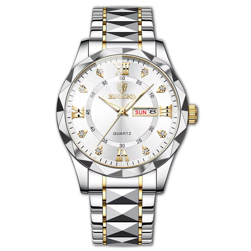 Fashion Business Watch Men Warterproof Sports Mens Watch Top Brand Luxury Clock Male Quartz Wristwatch Relogio Masculino 2024