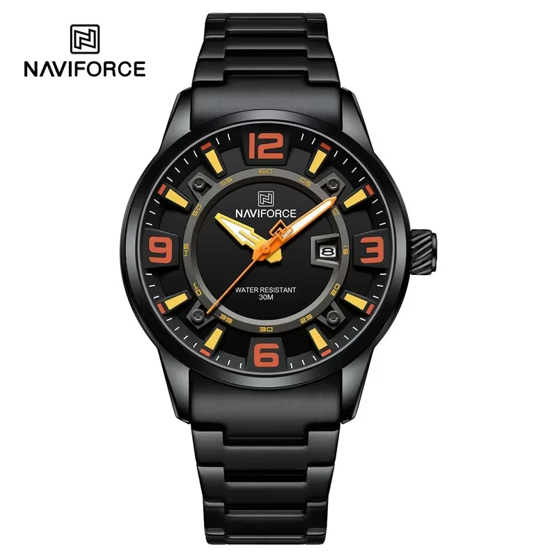 Brand Fashion Men Watch Waterproof Luxury Luminous Male Calendar Quartz Wristwatch Relogio Masculino 2024 New Arrival