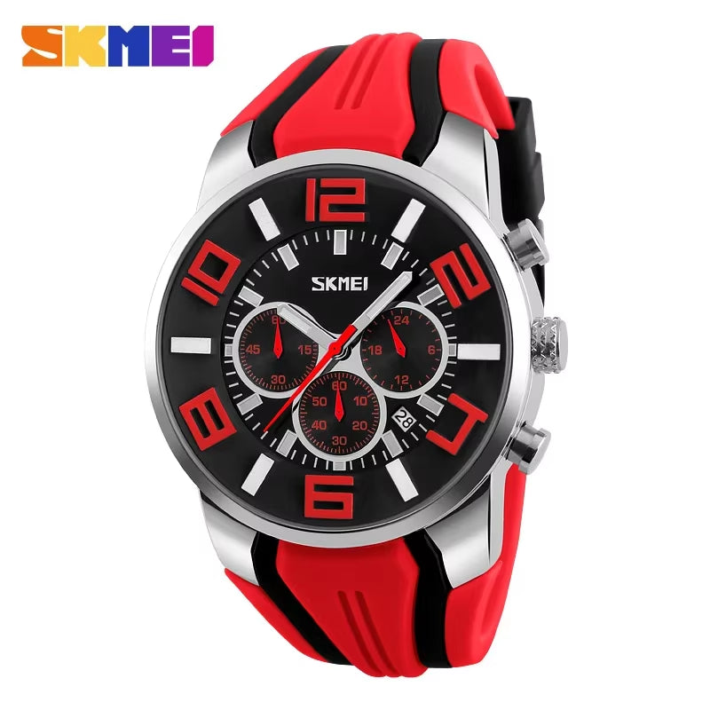 9128 Waterproof Sport Watch Relogio Masculino Quartz Watches Men Fashion Casual Wristwatches