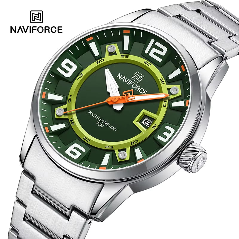 Brand Fashion Men Watch Waterproof Luxury Luminous Male Calendar Quartz Wristwatch Relogio Masculino 2024 New Arrival