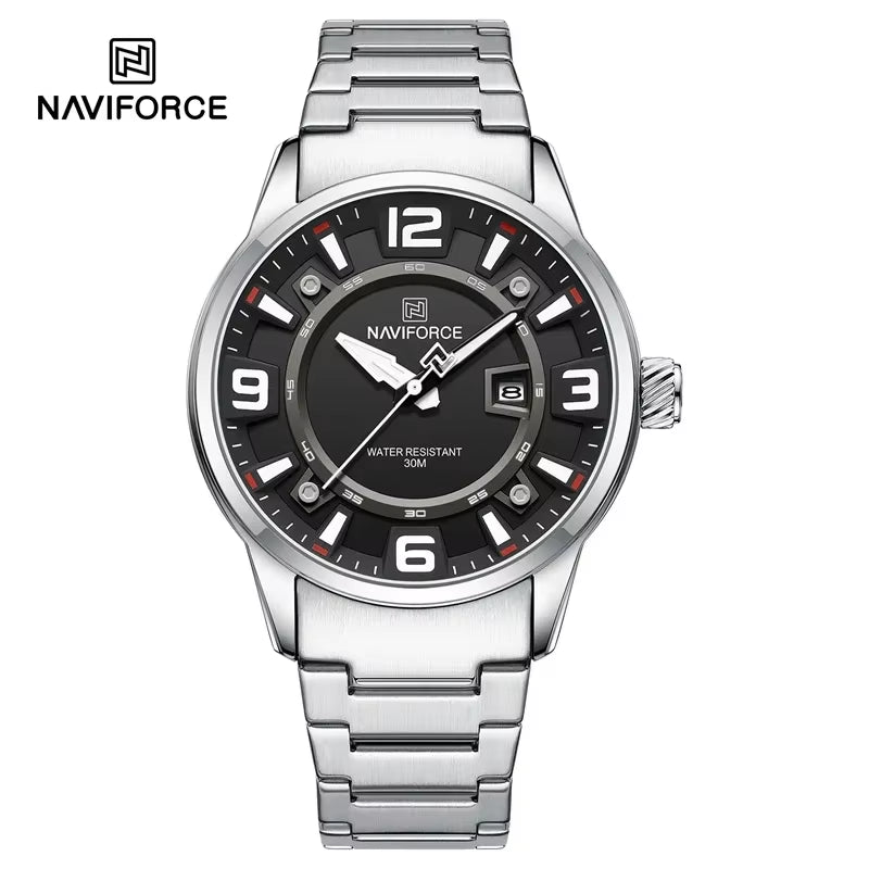 Brand Fashion Men Watch Waterproof Luxury Luminous Male Calendar Quartz Wristwatch Relogio Masculino 2024 New Arrival