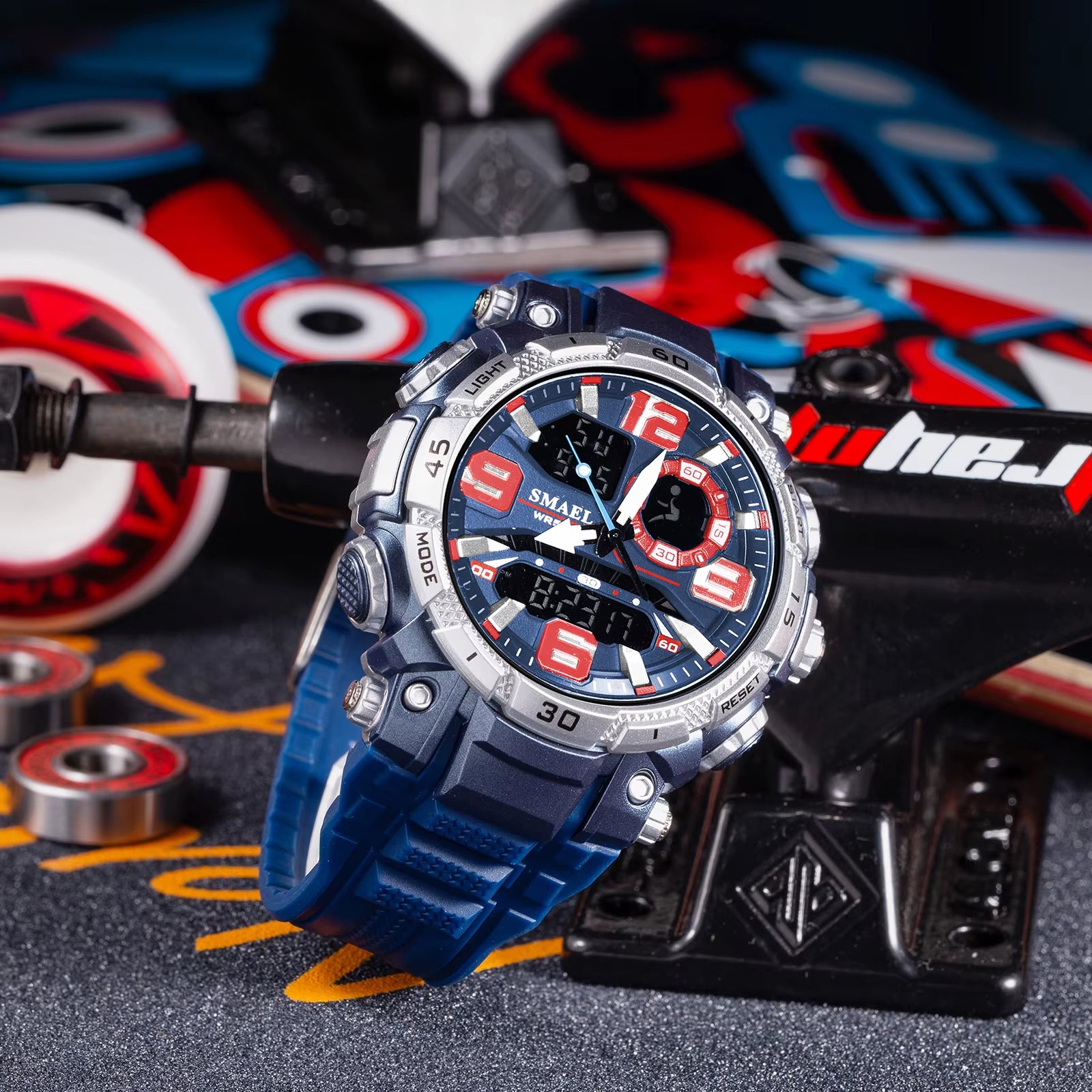 Quartz Watch for Men  Watch Waterproof Stopwatch LED Watches Male Clock 1921 Sport Watches Men Relogio Masculino Digital